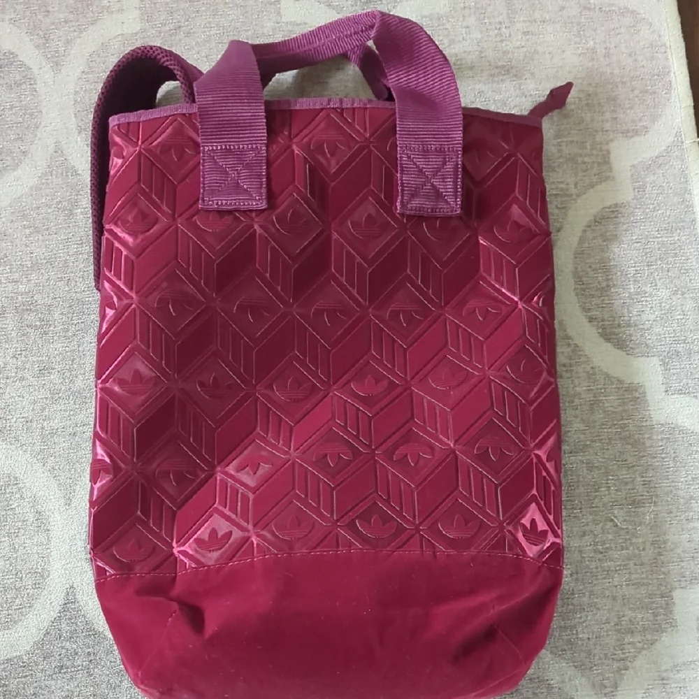 Adidas Magenta Backpack Felt Detail Rare
